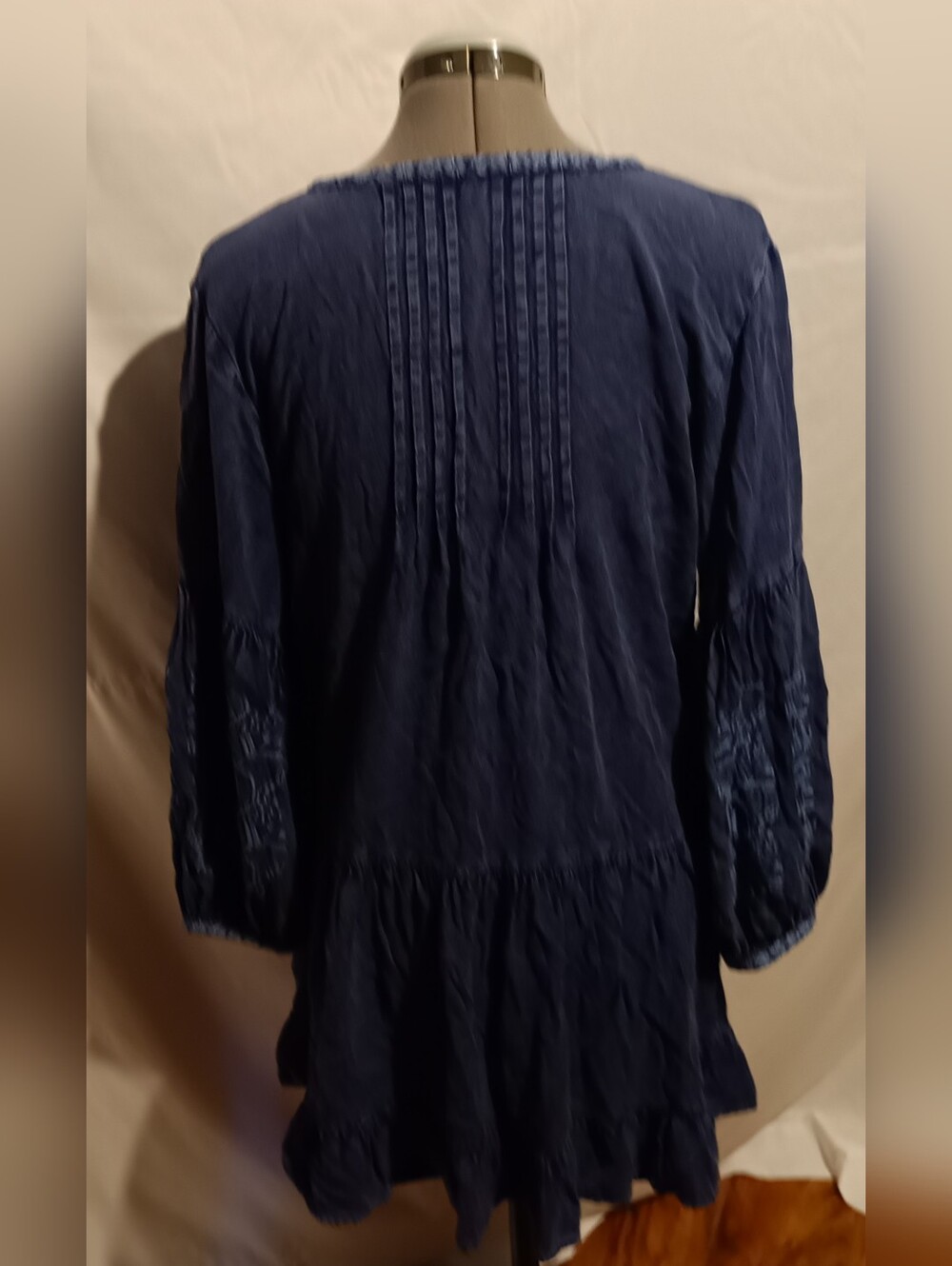 🫑Solitaire Women's Embroidered Boho Tunic Dress – Size Medium - Picture 4 of 10